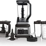 Mega Kitchen System, 72 oz. Pitcher, 8-Cup Food Processor, 16 oz. Single Serve Cup, 1500-Watt, Black